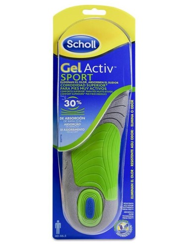 Scholl Gelactiv Sport Hombre, 1 Par