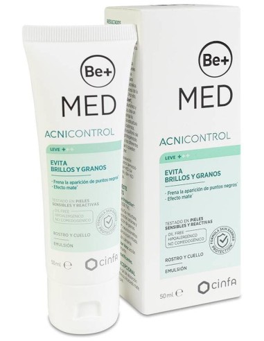 Be+ Emulsión Reguladora Matificante, 50 Ml