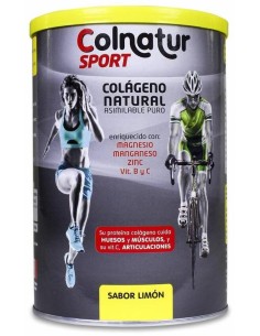 Colnatur Sport Colágeno Natural Sabor Limón, 345 G