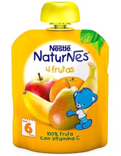 Nestlé Puré 4 Frutas Bolsa, 90 G