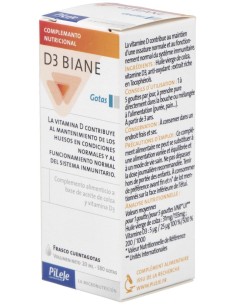 Pileje D3 Biane Gotas, 20 Ml 2