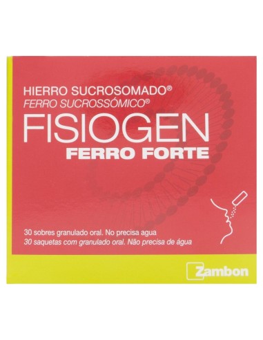 Fisiogen Ferro Forte Granulado, 30 Sobres