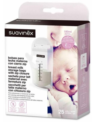 Bolsa Almacen Leche Materna 25 Unidades