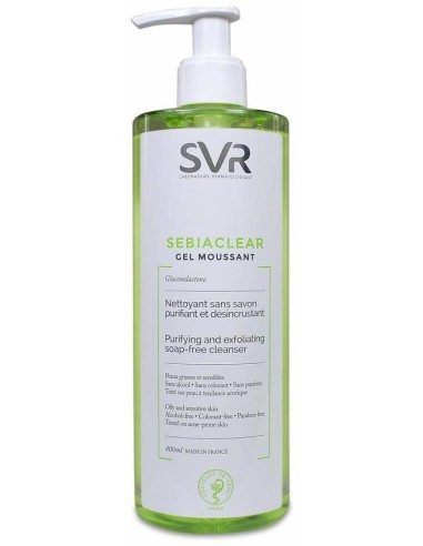 Svr Sebiaclear Gel Moussant Gel Limpiador Anti-Imperfecciones 400Ml