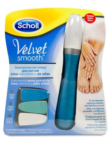 Dr. Scholl Velvet Smooth Lima Para Uñas, 1 Unidad