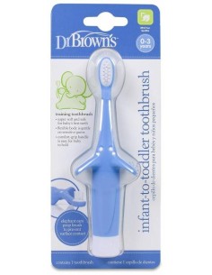 Cepillo De Dientes Bebe Niño Azul 0-3 Años