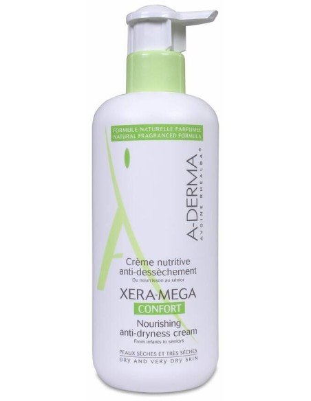 A-Derma Xera-Mega Crema Nutritiva Antisequedad, 400 Ml