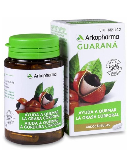 Arkopharma Arkocápsulas Guaraná, 45 Cápsulas