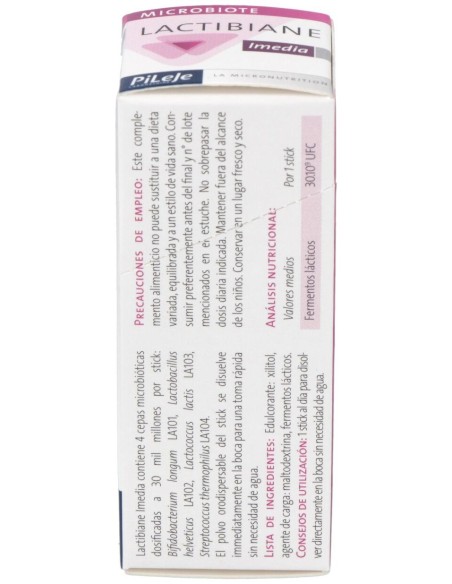 Lactibiane Imedia, 4 Sticks