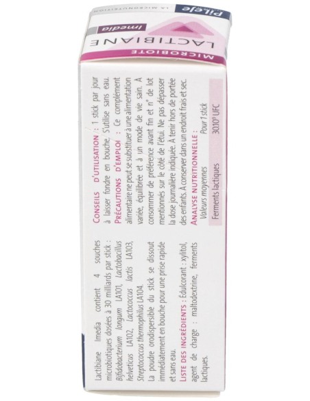 Lactibiane Imedia, 4 Sticks