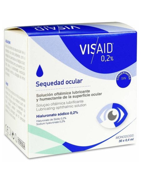 Visaid 0,2% Gotas Oculares Monodosis 0,4 Ml, 30 Uds