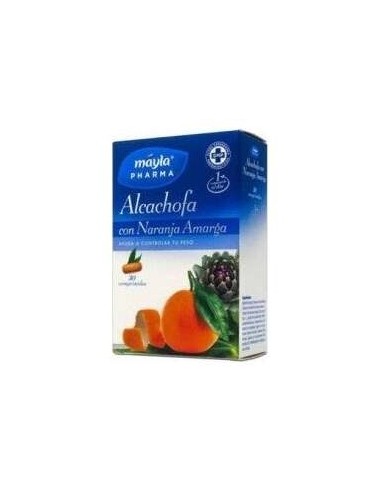 Máyla Pharma Alcachofa Con Naranja Amarga, 30 Comprimidos