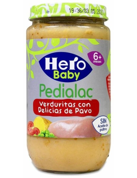 Hero Baby Pedialac Verduras Tiernas Con Pavo, 235 G