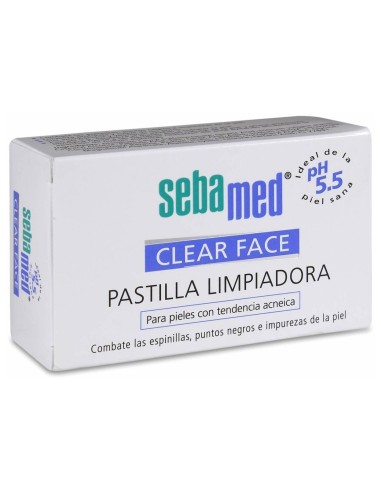 Sebamed Clear Face Limpiador En Pastilla, 100 G
