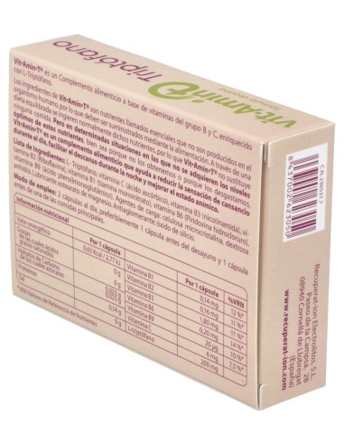 Vit Amin T Triftofano 30 Capsulas