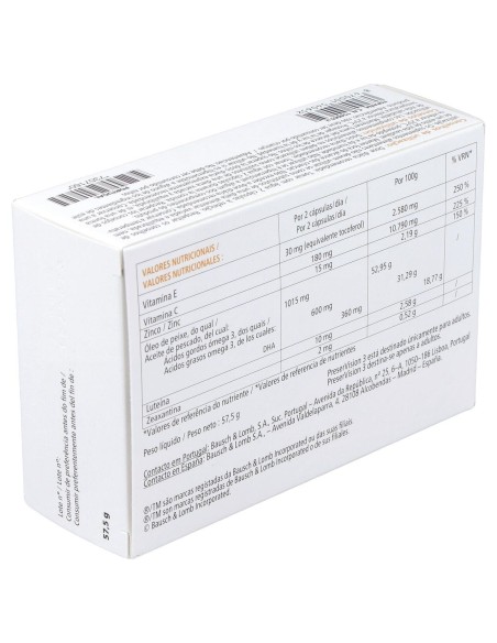 Preservisión 3, 60 Cápsulas