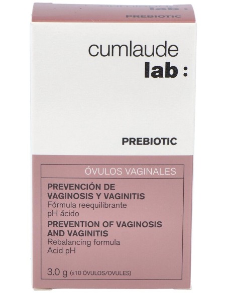 Cumlaude Lab Prebiotic Óvulos Vaginales, 10 Óvulos