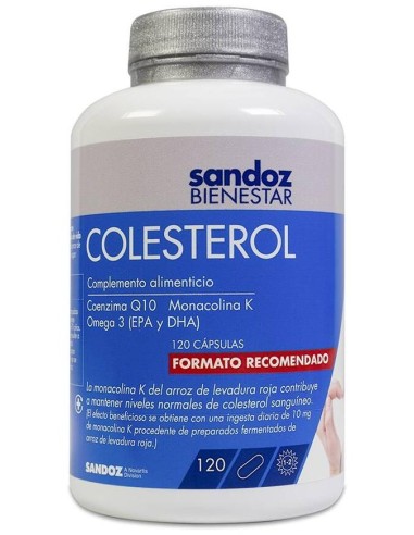 Sandoz Bienestar Colesterol, 120 Cápsulas