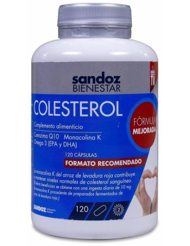 Sandoz Bienestar Colesterol, 120 Cápsulas