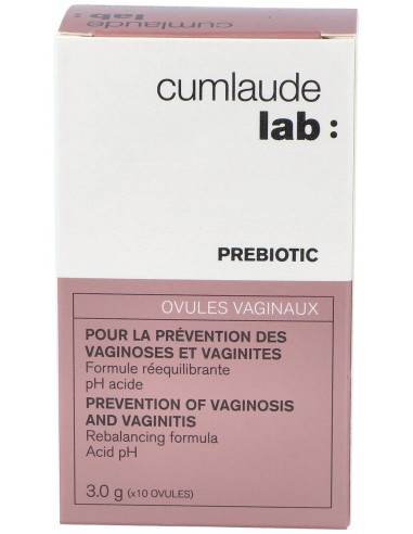Cumlaude Lab Prebiotic Óvulos Vaginales, 10 Óvulos