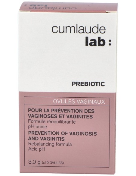Cumlaude Lab Prebiotic Óvulos Vaginales, 10 Óvulos