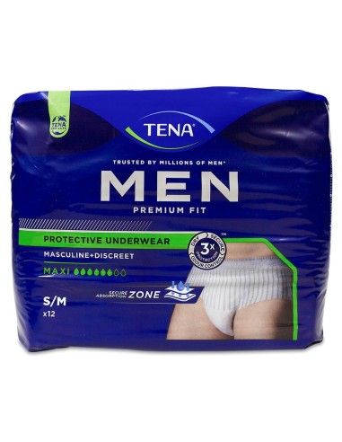 Tena Men Premium Fit Protective Underwear Talla M 12Uds