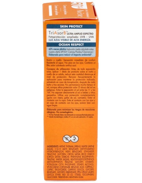 Avène Solar Crema Spf 50+ Sin Perfume, 50 Ml