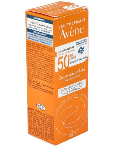 Avène Solar Crema Spf 50+ Sin Perfume, 50 Ml