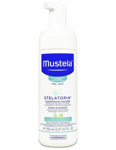 Mustela Stelatopia Champú Mousse Recién Nacido 150Ml