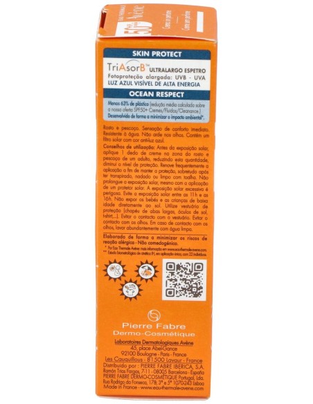 Avène Solar Crema Spf 50+ Sin Perfume, 50 Ml