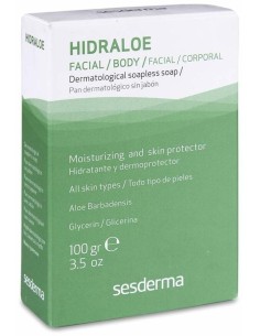 Sesderma Hidraloe Pan Dermatológico Sin Jabón, 100 G