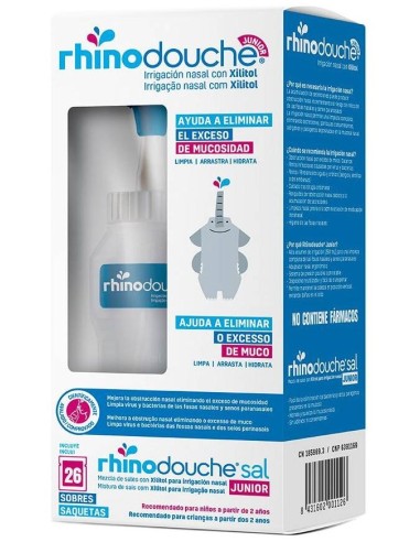 Pack Rhinodouche Junior Irrigador Nasal + Rhinodouche Sal Junior