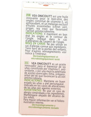 Vea Onicovitt Aceite Protector Para Uñas, 7 Ml