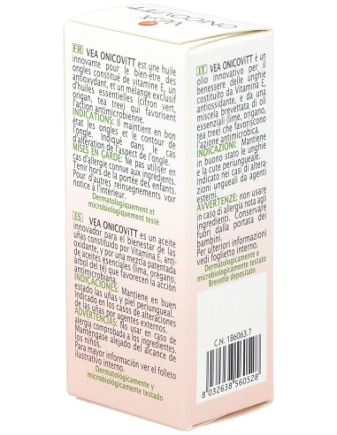Vea Onicovitt Aceite Protector Para Uñas, 7 Ml