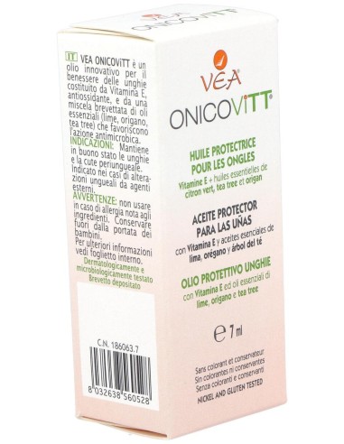 Vea Onicovitt Aceite Protector Para Uñas, 7 Ml