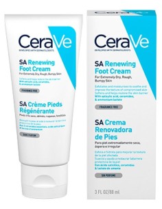 Cerave® Sa Crema Renovadora De Pies Con Ácidolicílico 88Ml