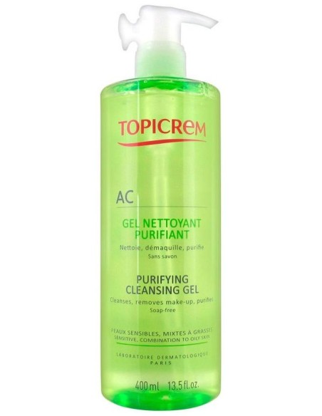 Topicrem Ac Gel Limpiador Purificante 400 Ml