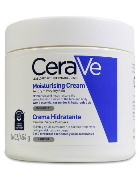 Cerave Crema Hidratante Piel Seca, 454 G