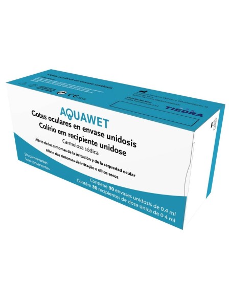 Tiedra Aquawet Gotas Oculares 30 Monodosis