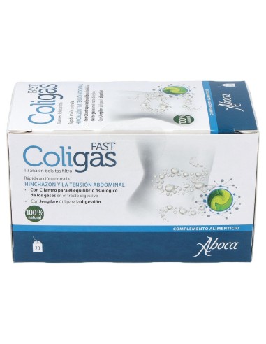 Coligas Fast 20 Bolsitas Filtro Aboca