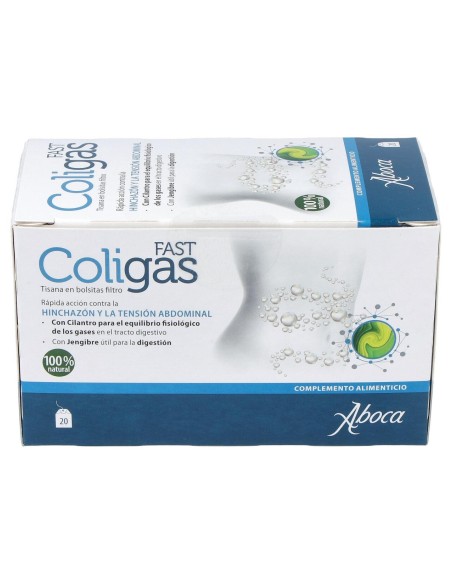 Coligas Fast 20 Bolsitas Filtro Aboca