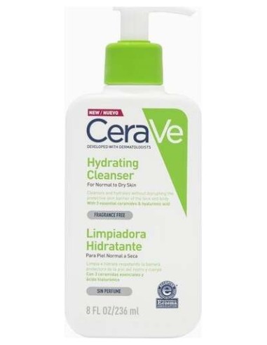 Cerave Limpiadora Hidratante 236Ml.