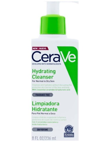 Cerave Limpiadora Hidratante 236Ml.