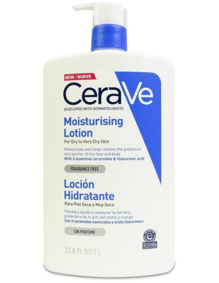 Cerave Loción Hidratante Pieles Secas O Muy Secas, 1 L