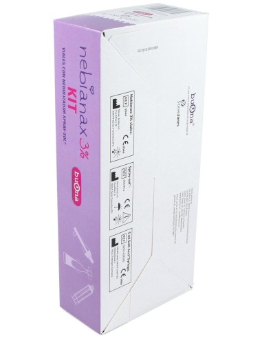 Kit Nebianax 3 % Limpieza Nasal 5 Ml, 20 Viales