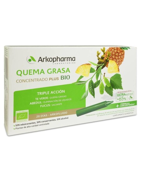 Arkopharma Arkofluido Quemagrasa, 20 Viales