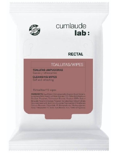 Cumlaude Lab Higiene Perianal Toallitas 15Uds