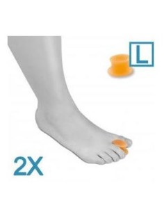 Comforsil Separador Grueso De Silicona Talla L, 2 Uds