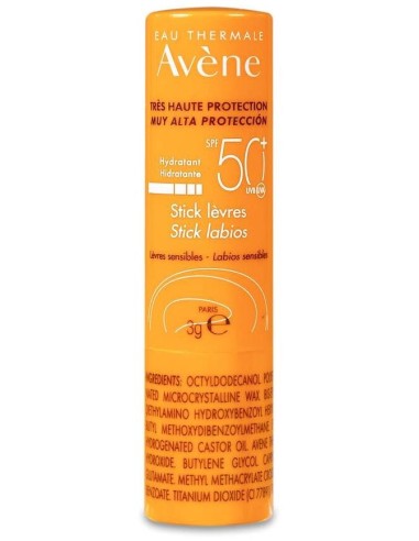 Avène Stick Labial Spf50+, 3 Gr