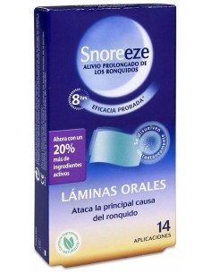 Snoreeze Láminas Orales, 14 Comprimidos